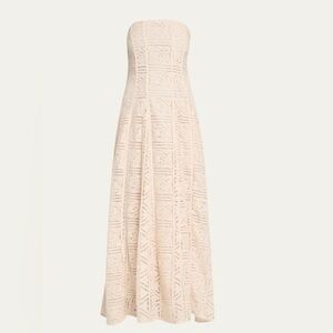 Cult Gaia Elegant Cream Lace Dress